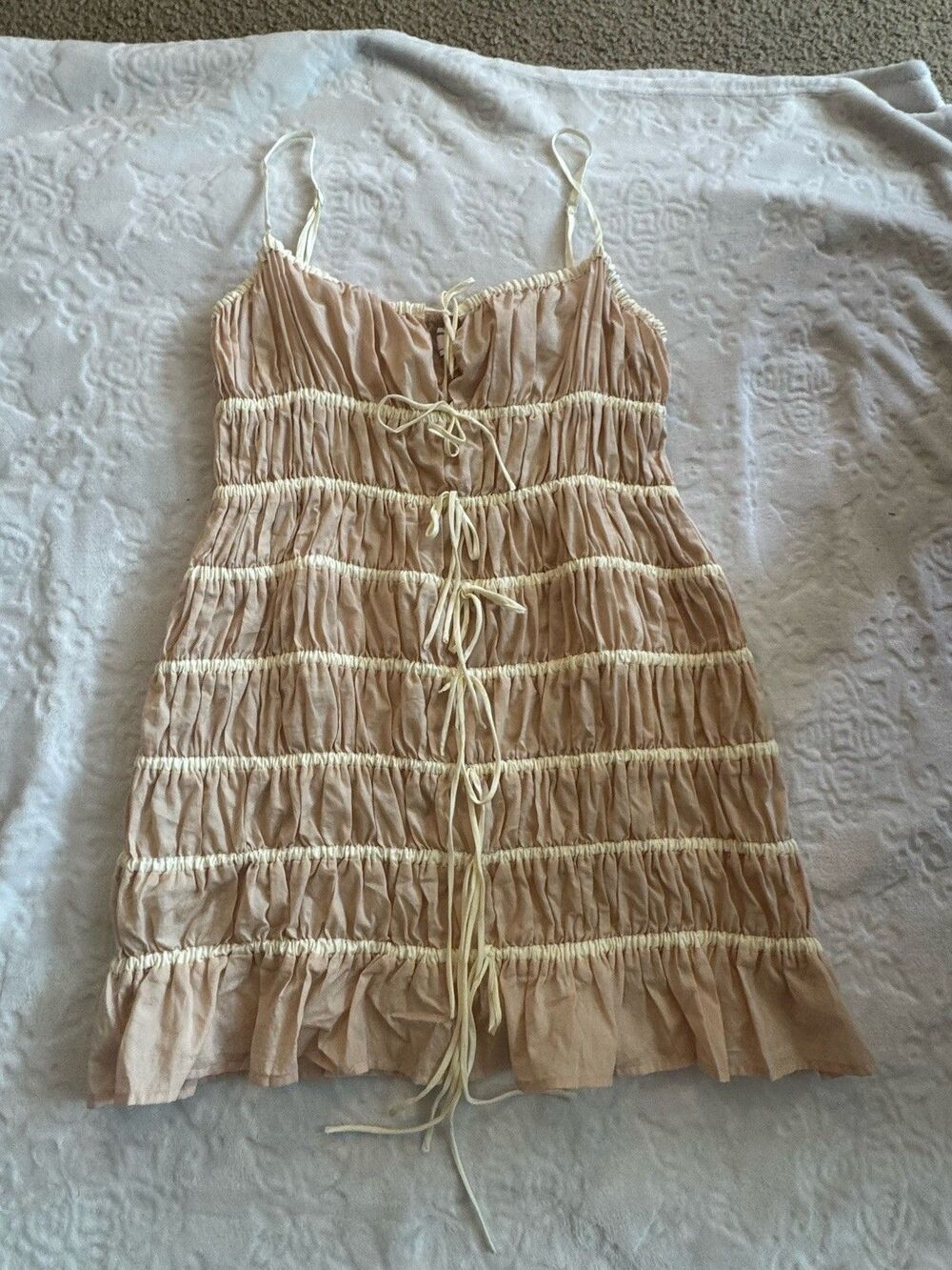 ASOS RUFFLED DRESS SIZE 10 - Picture 3 of 13